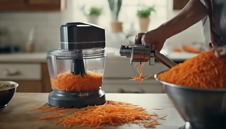 grating carrots with ease