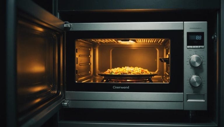 microwave oven heating process